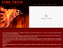 Tablet Screenshot of firetechint.com